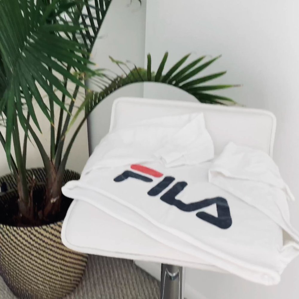FILA LONG SLEEVE CROP TOP